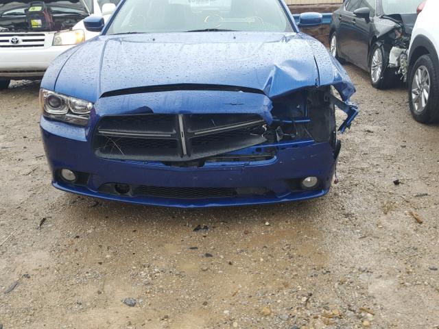 2C3CDXCT6CH276400 - 2012 DODGE CHARGER R/ BLUE photo 9