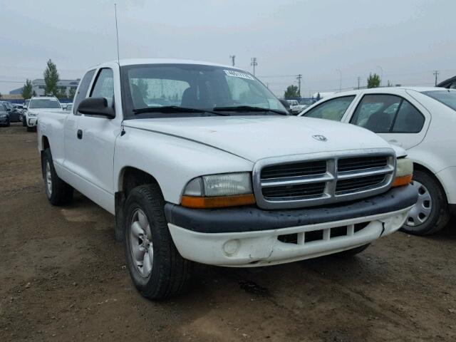 1D7GL32K84S536894 - 2004 DODGE DAKOTA SPO WHITE photo 1