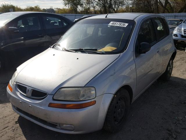 KL2TW69646B606245 - 2006 PONTIAC WAVE LT SILVER photo 2