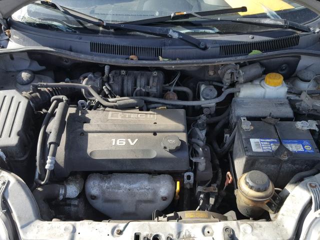 KL2TW69646B606245 - 2006 PONTIAC WAVE LT SILVER photo 7