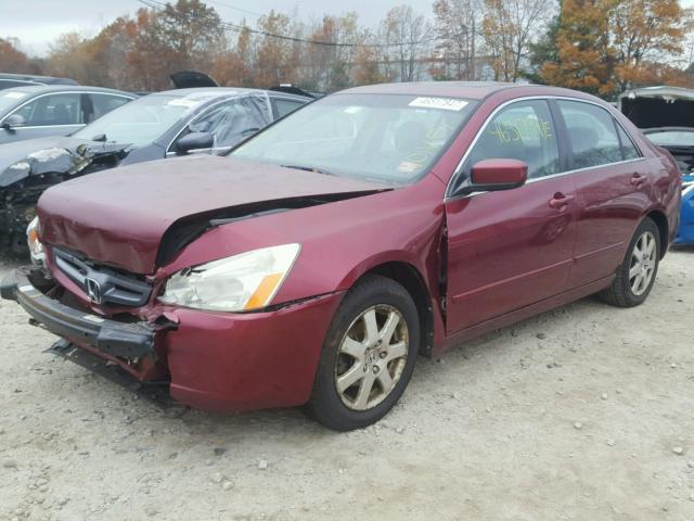 1HGCM66505A011431 - 2005 HONDA ACCORD EX BURGUNDY photo 2