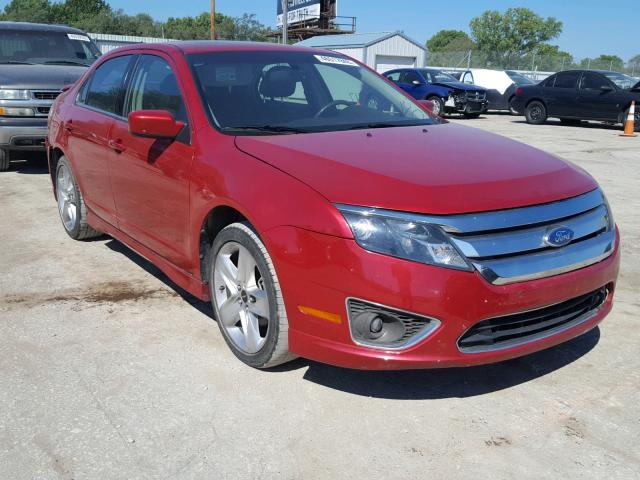 3FAHP0KC9AR287304 - 2010 FORD FUSION SPO RED photo 1