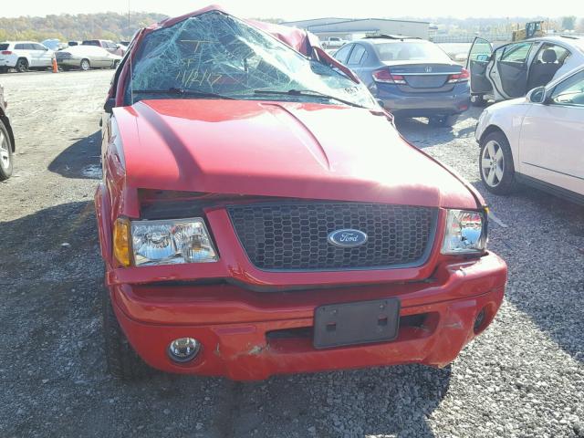 1FTYR10U52PA53904 - 2002 FORD RANGER RED photo 7