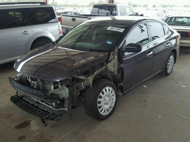 3N1AB7AP3DL702814 - 2013 NISSAN SENTRA S 石墨色 照片 2