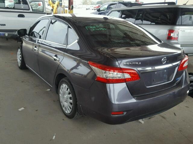 3N1AB7AP3DL702814 - 2013 NISSAN SENTRA S 石墨色 照片 3