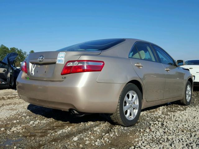 4T1BE46K77U172972 - 2007 TOYOTA CAMRY NEW GOLD photo 4