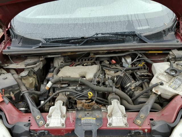 1GNDV03E55D133211 - 2005 CHEVROLET VENTURE MAROON photo 7