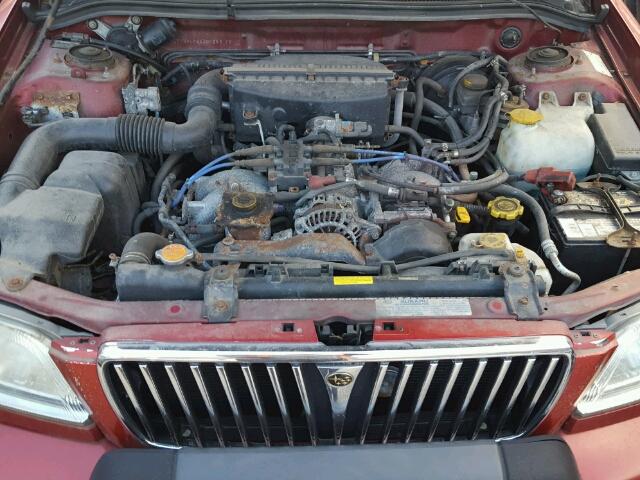 JF1SF65682H725380 - 2002 SUBARU FORESTER S წითელი ფოტო 7