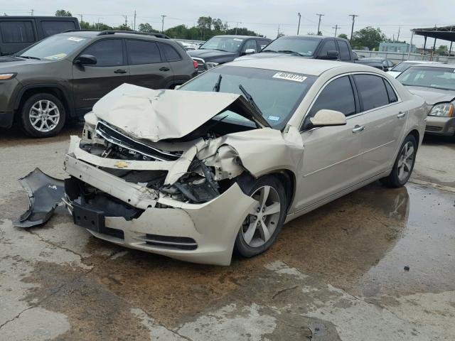 1G1ZC5E02CF342595 - 2012 CHEVROLET MALIBU 1LT GOLD photo 2