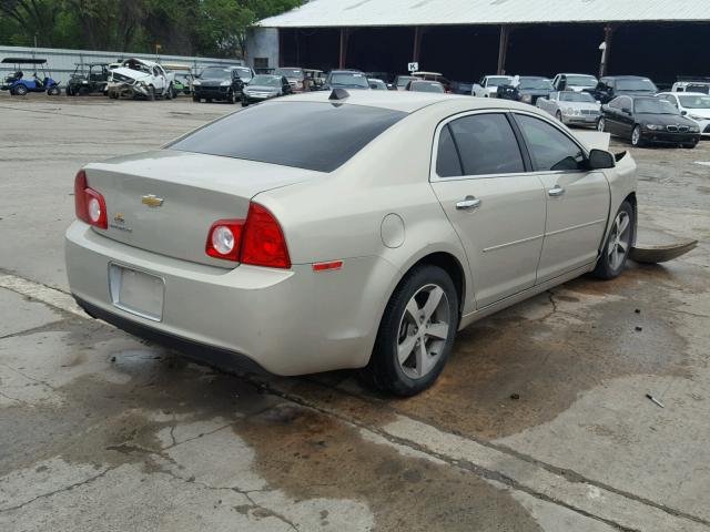 1G1ZC5E02CF342595 - 2012 CHEVROLET MALIBU 1LT 金色 照片 4