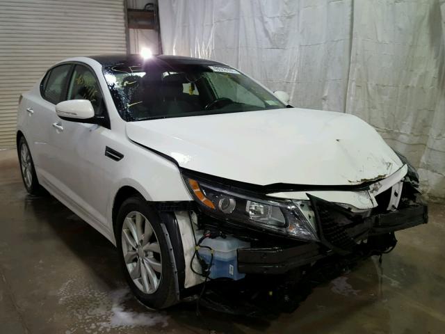 5XXGN4A71FG352837 - 2015 KIA OPTIMA EX WHITE photo 1