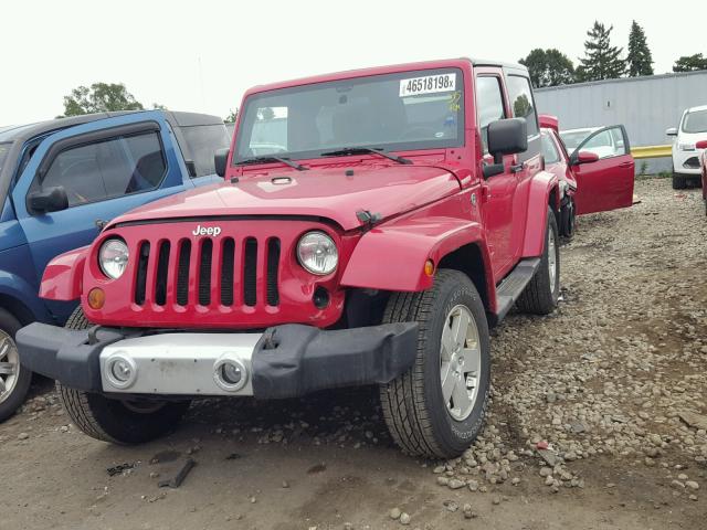 1J4AA5D14BL540898 - 2011 JEEP WRANGLER S RED photo 2