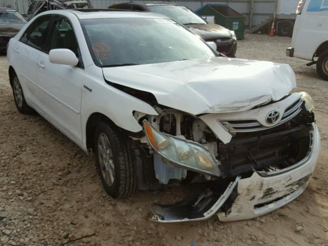 4T1BB46K49U090726 - 2009 TOYOTA CAMRY HYBR WHITE photo 1