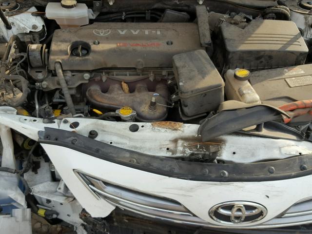 4T1BB46K49U090726 - 2009 TOYOTA CAMRY HYBR WHITE photo 7