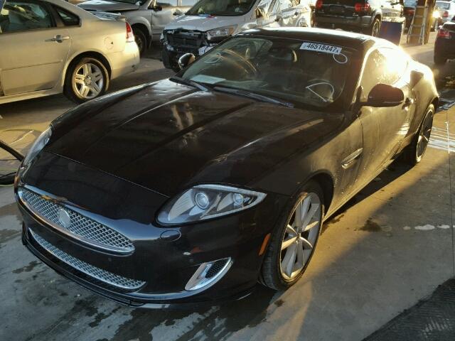 SAJWA4DB8ELB52466 - 2014 JAGUAR XK შავი ფოტო 2