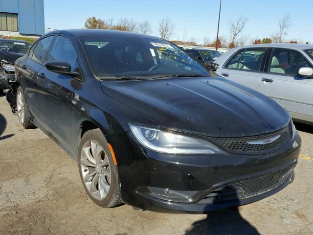 1C3CCCBB1GN113607 - 2016 CHRYSLER 200 S BLACK photo 1