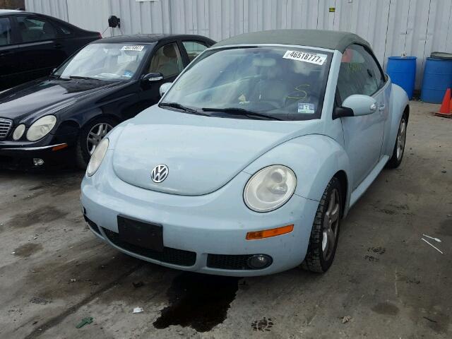 3VWSF31Y86M327875 - 2006 VOLKSWAGEN NEW BEETLE 蓝色 照片 2