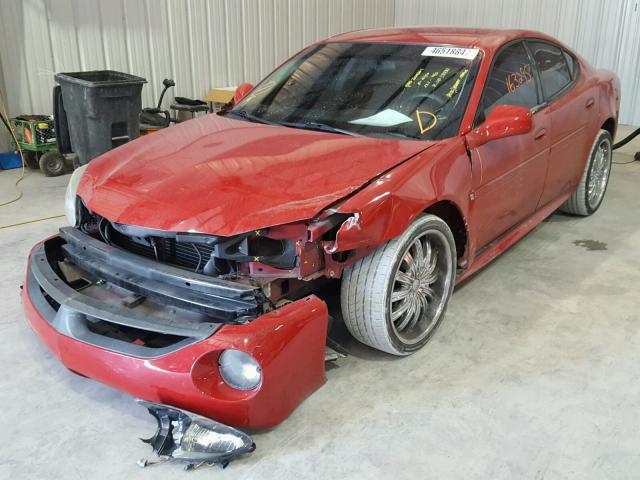 2G2WP552171121846 - 2007 PONTIAC GRAND PRIX RED photo 2