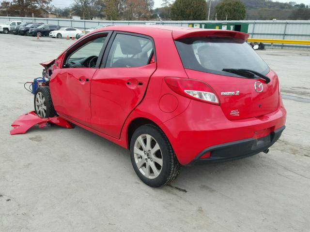 JM1DE1LY7E0175962 - 2014 MAZDA MAZDA2 TOU RED photo 3