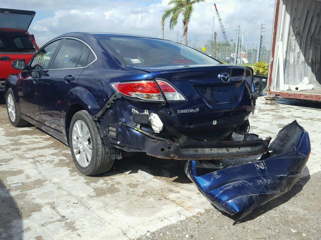 1YVHZ8CH1A5M02892 - 2010 MAZDA 6 I BLUE photo 3