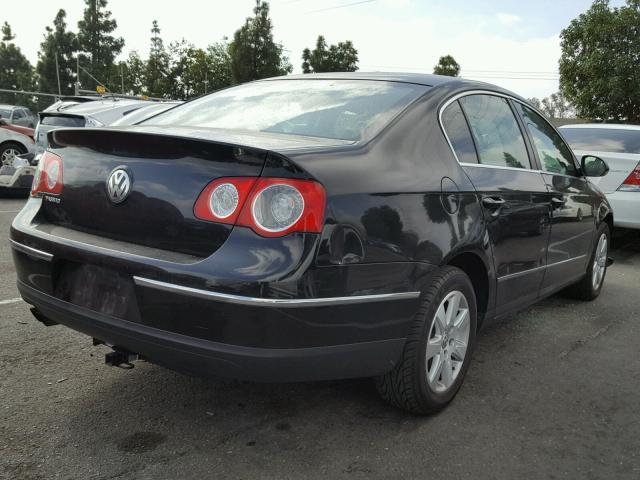 WVWAK73C76P048740 - 2006 VOLKSWAGEN PASSAT BLACK photo 4