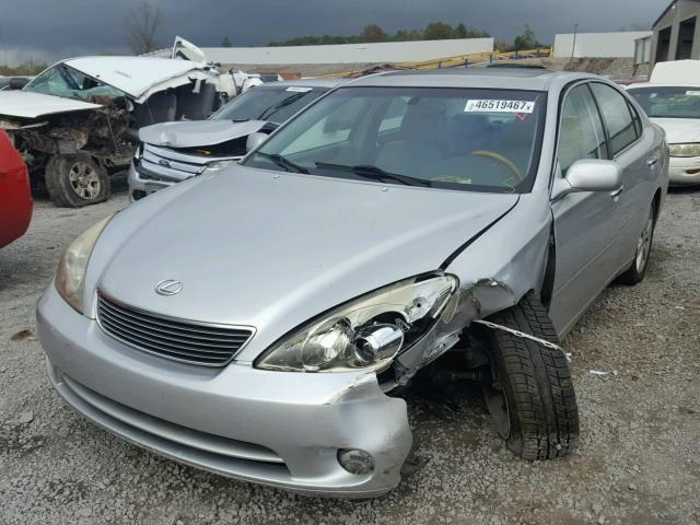 JTHBA30G265154563 - 2006 LEXUS ES 330 SILVER photo 2