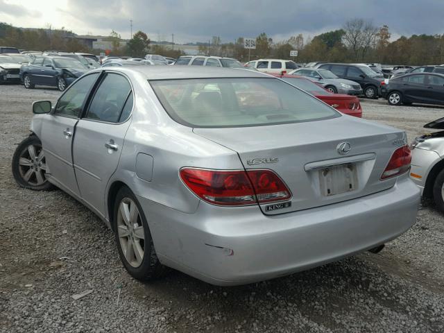 JTHBA30G265154563 - 2006 LEXUS ES 330 SILVER photo 3