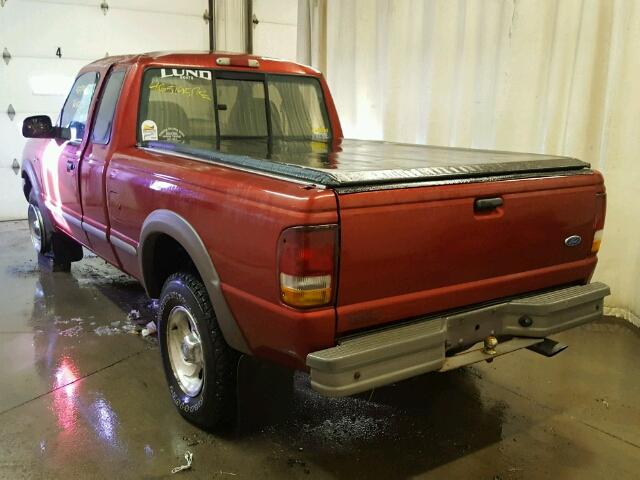 1FTCR15X1VPB00220 - 1997 FORD RANGER RED photo 3