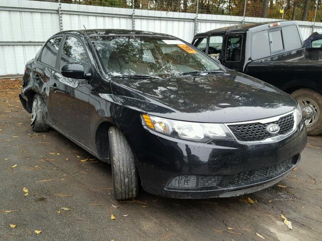 KNAFU4A28C5564425 - 2012 KIA FORTE EX BLACK photo 1