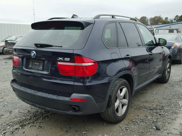 5UXFE43579L267821 - 2009 BMW X5 XDRIVE3 BLUE photo 4