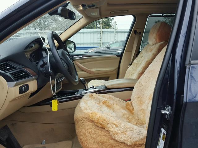 5UXFE43579L267821 - 2009 BMW X5 XDRIVE3 Կապույտ լուսանկար 5