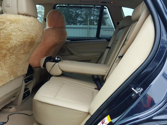 5UXFE43579L267821 - 2009 BMW X5 XDRIVE3 Կապույտ լուսանկար 6