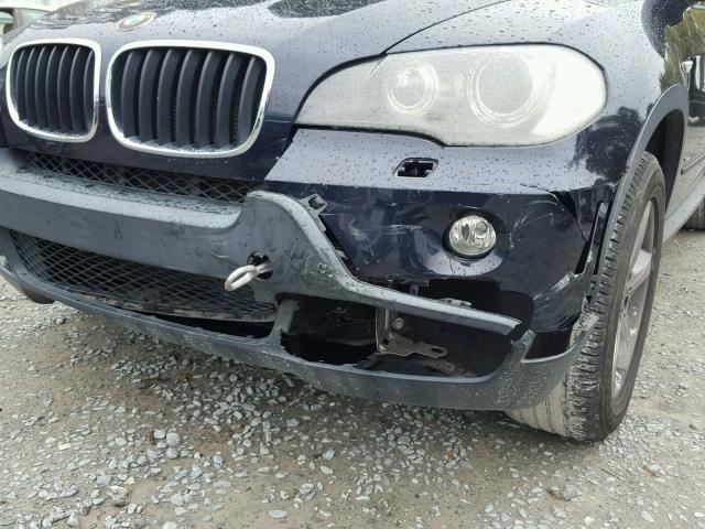 5UXFE43579L267821 - 2009 BMW X5 XDRIVE3 BLUE photo 9