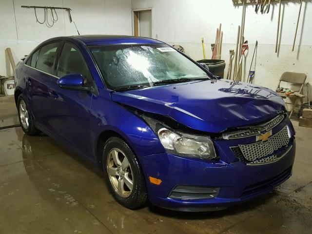 1G1PF5SC9C7191875 - 2012 CHEVROLET CRUZE BLUE photo 1