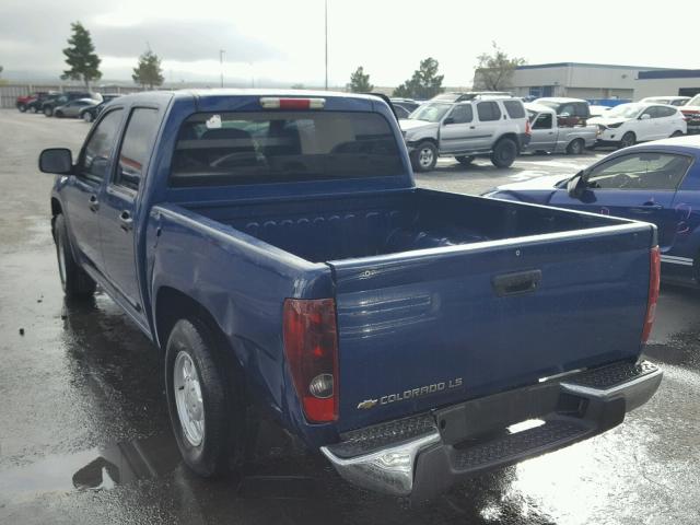 1GCCS136158154092 - 2005 CHEVROLET COLORADO BLUE photo 3