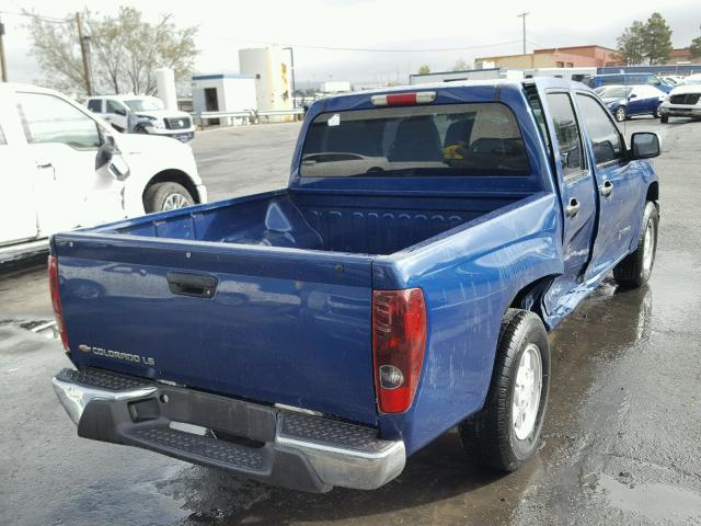 1GCCS136158154092 - 2005 CHEVROLET COLORADO BLUE photo 4