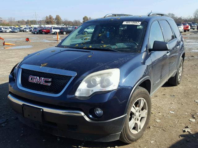 1GKER13758J182184 - 2008 GMC ACADIA SLE BLACK photo 2