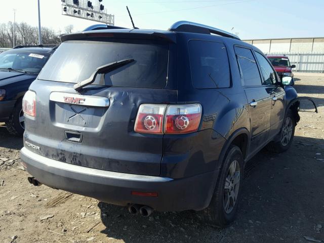 1GKER13758J182184 - 2008 GMC ACADIA SLE BLACK photo 4