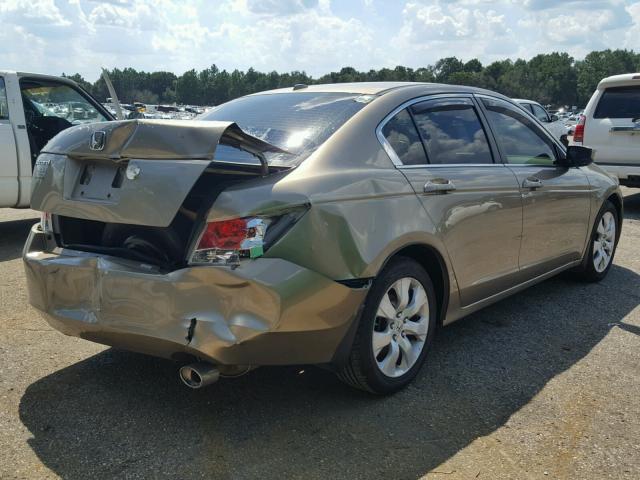 1HGCP268X9A118731 - 2009 HONDA ACCORD EXL BEIGE photo 4