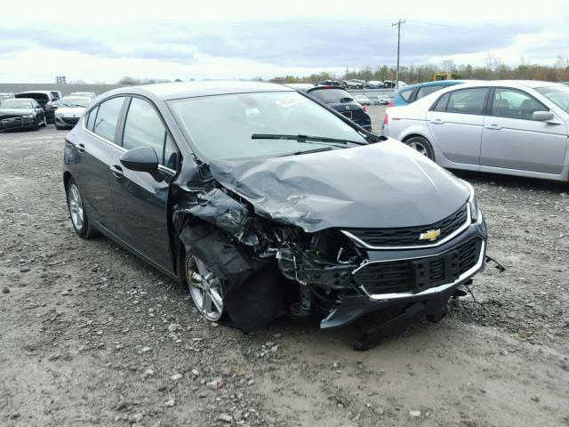 3G1BE6SM3HS574392 - 2017 CHEVROLET CRUZE LT GRAY photo 1