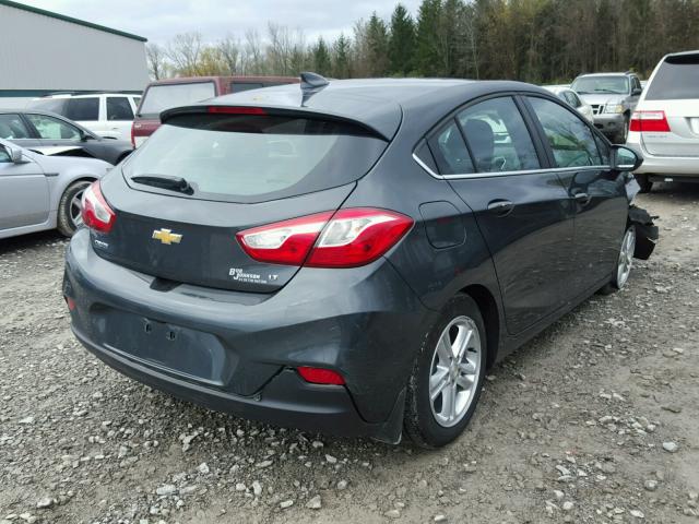 3G1BE6SM3HS574392 - 2017 CHEVROLET CRUZE LT GRAY photo 4