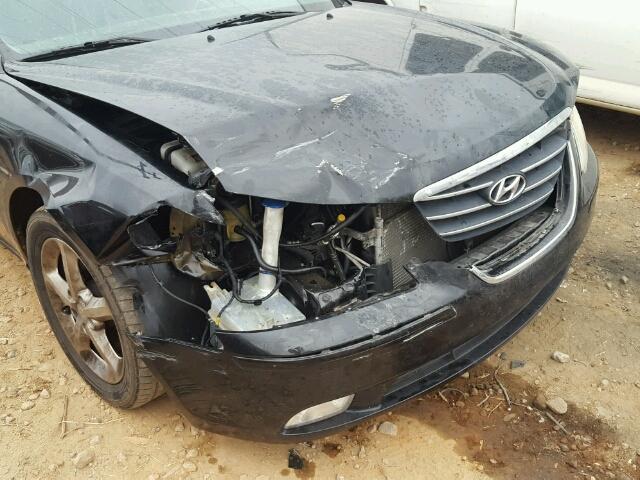 5NPEU46C99H511130 - 2009 HYUNDAI SONATA SE BLACK photo 9