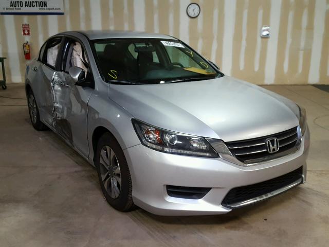 1HGCR2F35DA262601 - 2013 HONDA ACCORD LX SILVER photo 1