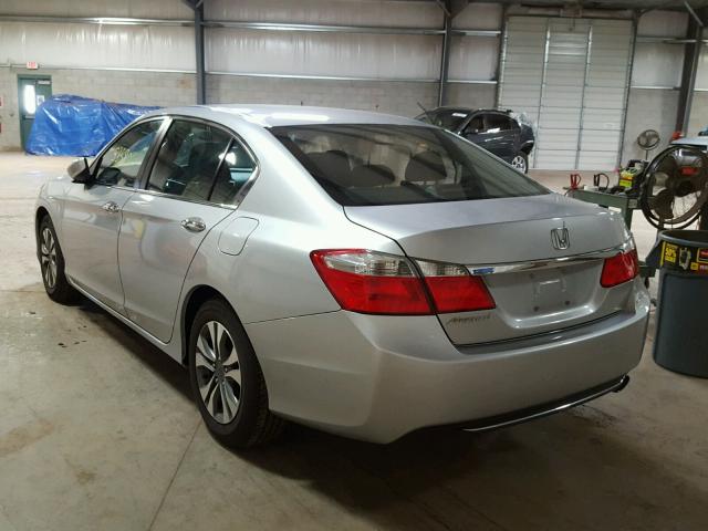 1HGCR2F35DA262601 - 2013 HONDA ACCORD LX SILVER photo 3