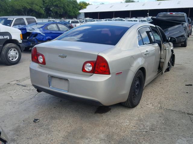 1G1ZH57B094265777 - 2009 CHEVROLET MALIBU 1LT BROWN photo 4