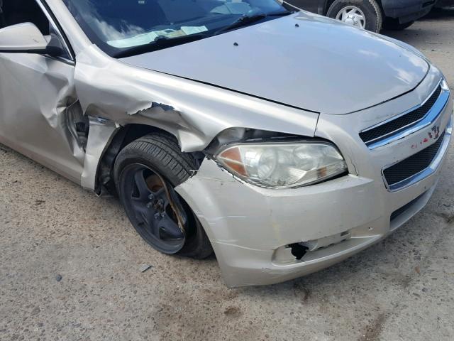 1G1ZH57B094265777 - 2009 CHEVROLET MALIBU 1LT BROWN photo 9