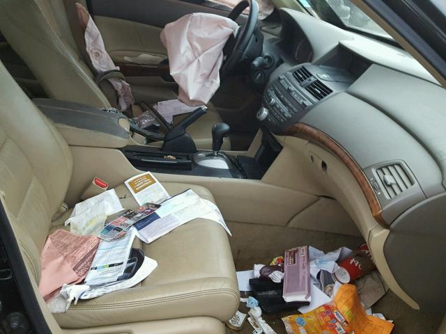 1HGCP26899A041141 - 2009 HONDA ACCORD EXL Czarny zdjęcie 5