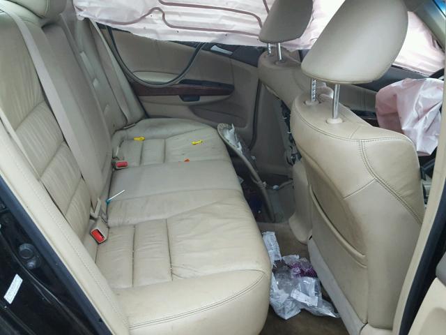 1HGCP26899A041141 - 2009 HONDA ACCORD EXL Czarny zdjęcie 6