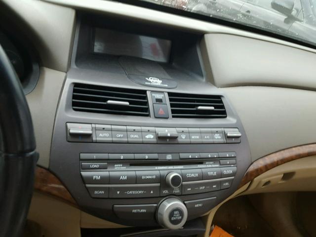 1HGCP26899A041141 - 2009 HONDA ACCORD EXL Czarny zdjęcie 9