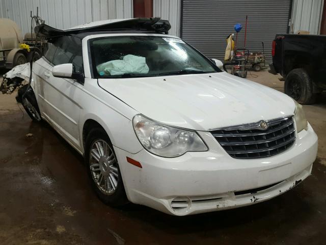 1C3LC55R28N619937 - 2008 CHRYSLER SEBRING TO WHITE photo 1